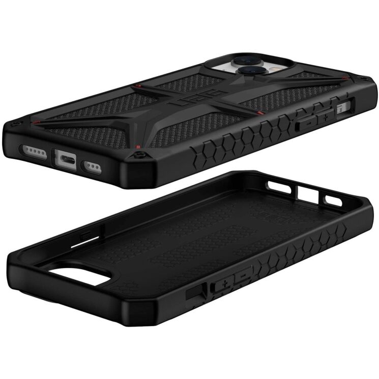Захисний чохол URBAN ARMOR GEAR (UAG) Monarch для Apple iPhone 14 - Kevlar Black: фото 4 з 16