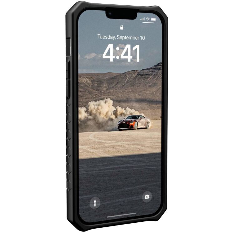 Захисний чохол URBAN ARMOR GEAR (UAG) Monarch для Apple iPhone 14 - Kevlar Black: фото 9 з 16