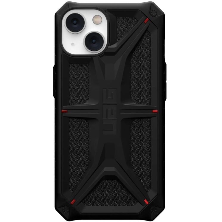 Захисний чохол URBAN ARMOR GEAR (UAG) Monarch для Apple iPhone 14 - Kevlar Black: фото 1 з 16