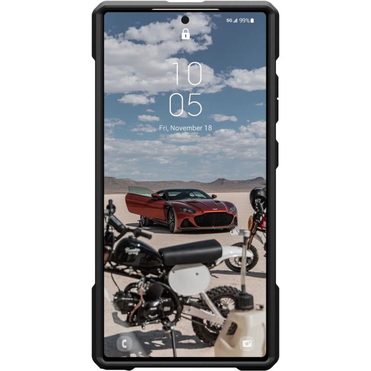 Защитный чехол URBAN ARMOR GEAR (UAG) Monarch для Samsung Galaxy S24 Ultra (S928) - Carbon Fiber: фото 2 из 8