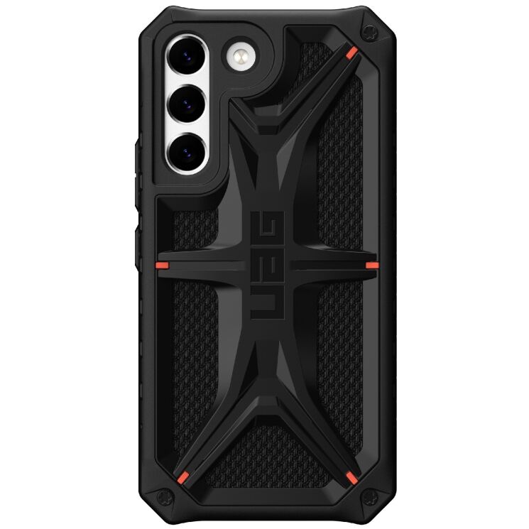 Защитный чехол URBAN ARMOR GEAR (UAG) Monarch Kevlar Series для Samsung Galaxy S22 (S901) - Kevlar Black: фото 1 из 10