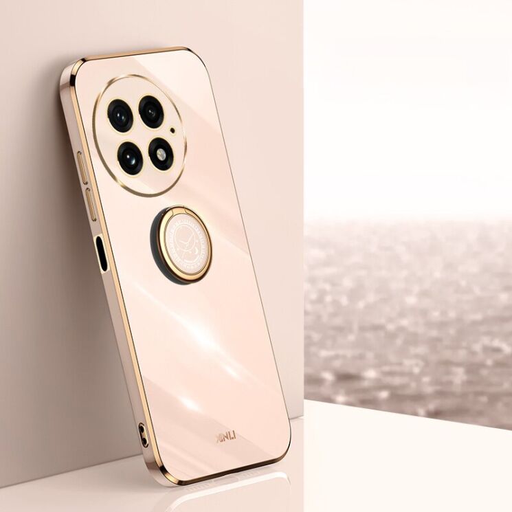 Защитный чехол XINLI Porcelain Magnetic для OnePlus 13 - Pink: фото 2 из 6