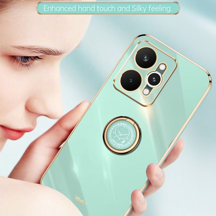 Захисний чохол XINLI Porcelain Magnetic для Realme 15 - Cyan: фото 4 з 6