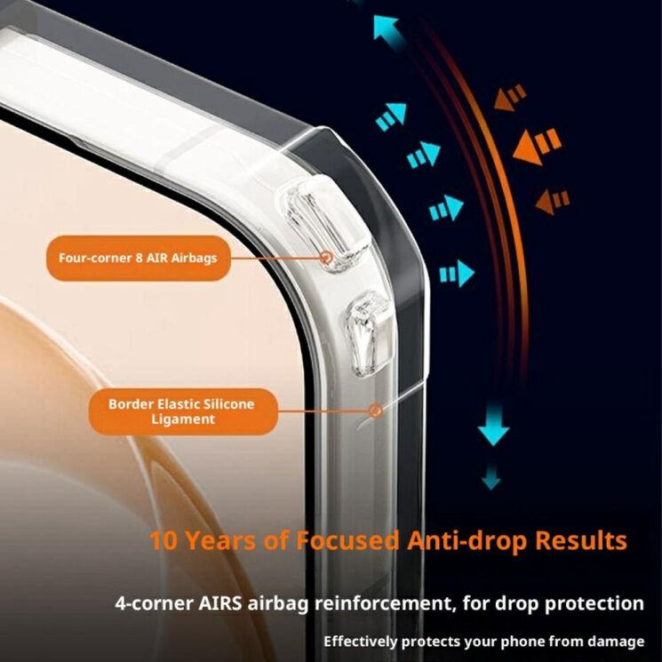 Защитный чехол XUNDD Rugged Case для Xiaomi Poco F8 Ultra - Black: фото 3 из 5