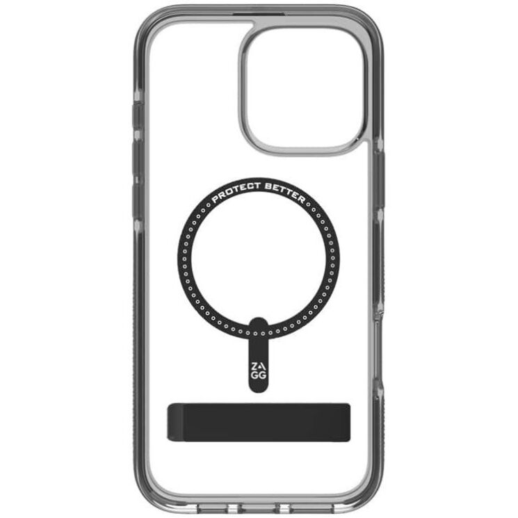 Защитный чехол Zagg Gear4 Piccadilly Snap with Kickstand для Apple iPhone 16 Pro Max (702316274) - Black: фото 2 из 5