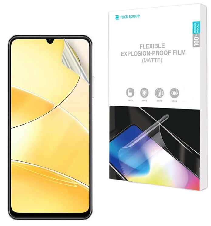 Антиблікова плівка на екран RockSpace Explosion-Proof Matte для Realme C51: фото 1 з 8