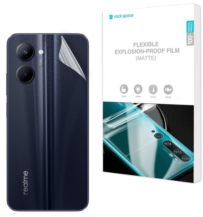 Антиблікова плівка на задню панель RockSpace Explosion-Proof Matte для Realme C33: фото 1 з 9