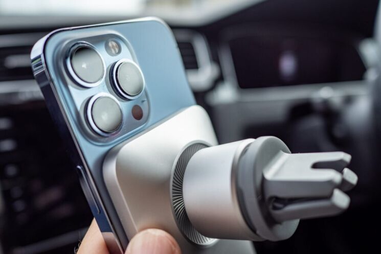 Автомобильный держатель Belkin Car Vent Mount PRO MagSafe (WIC002btGR) - Grey: фото 15 из 16
