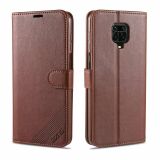 Чехол AZNS Wallet Case для Xiaomi Redmi Note 9 Pro / Note 9 Pro Max / Note 9s - Coffee: фото 1 из 20
