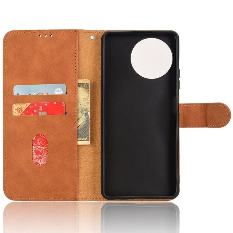 Чохол Deexe Classic Wallet для Blackview Shark 8 - Brown: фото 4 з 6