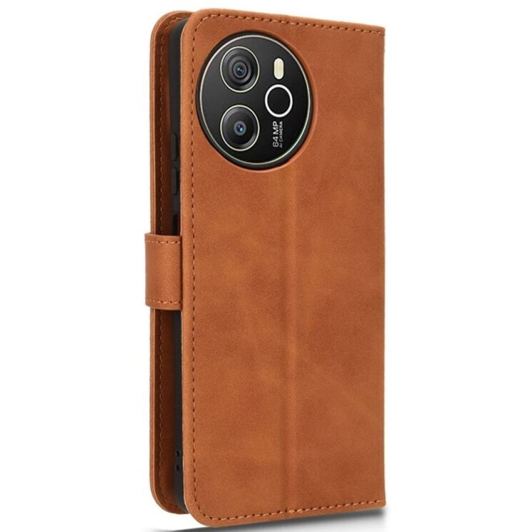 Чохол Deexe Classic Wallet для Blackview Shark 8 - Brown: фото 5 з 6