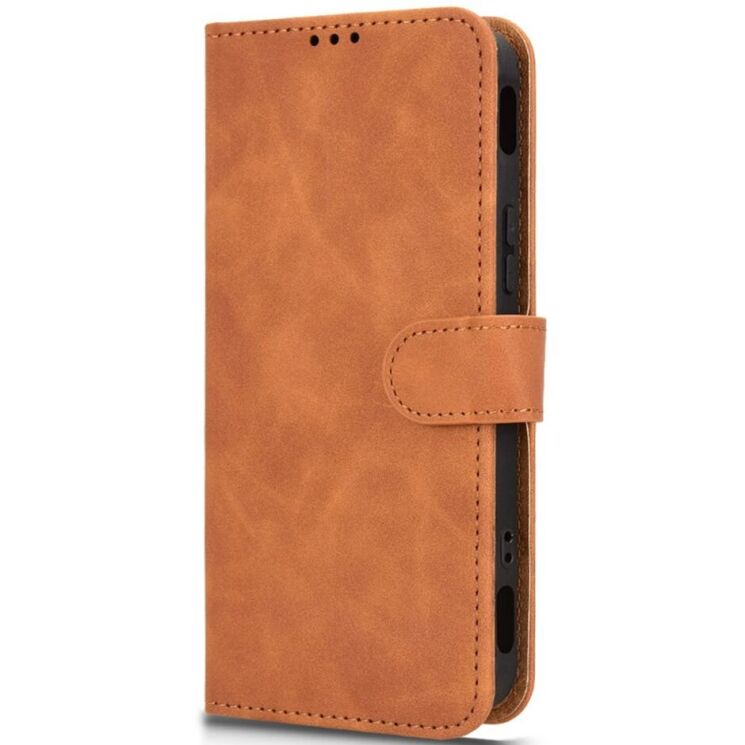 Чехол Deexe Classic Wallet для Infinix GT 30 Pro - Brown: фото 5 из 7