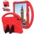 Чохол Deexe KickStand Cover для Lenovo Tab (TB311) - Red: фото 1 з 7
