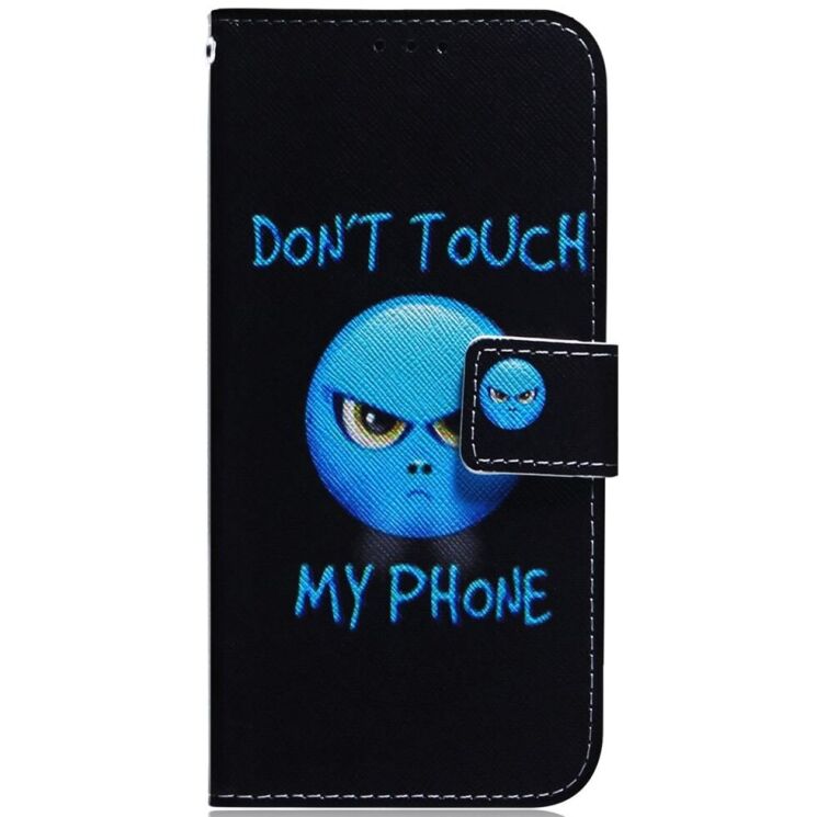 Чехол Deexe Life Style Wallet для Infinix Note 30 VIP - Don't Touch My Phone: фото 4 из 8