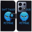 Чехол Deexe Life Style Wallet для Infinix Note 30 VIP - Don't Touch My Phone (338715I)