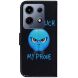 Чехол Deexe Life Style Wallet для Infinix Note 30 VIP - Don't Touch My Phone (338715I). Фото 5 из 8