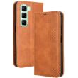 Чехол Deexe Retro Style для Infinix Hot 50 - Brown (365909Z)