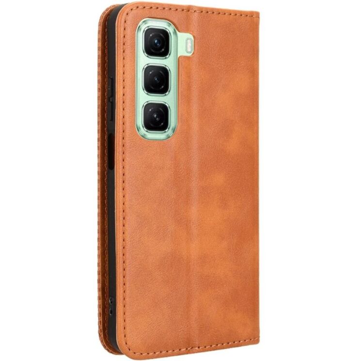 Чехол Deexe Retro Style для Infinix Hot 50 - Brown: фото 6 из 8