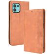 Чехол Deexe Retro Style для Motorola Edge 20 Lite - Brown (288908Z)