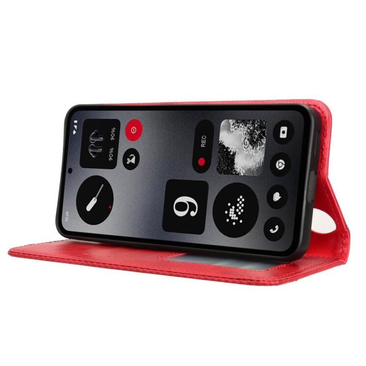Чехол Deexe Retro Style для Nothing CMF Phone 1 - Red: фото 3 из 7