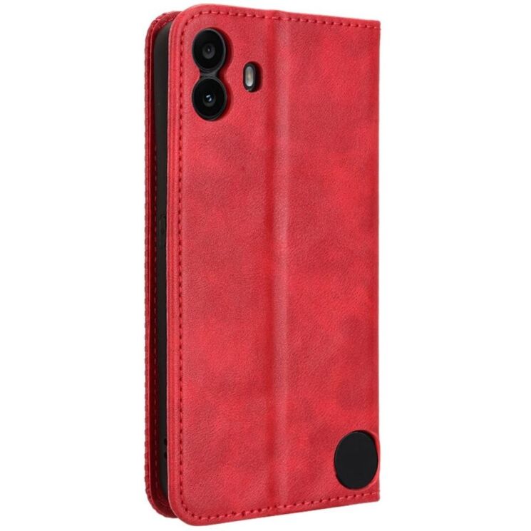 Чехол Deexe Retro Style для Nothing CMF Phone 1 - Red: фото 6 из 7