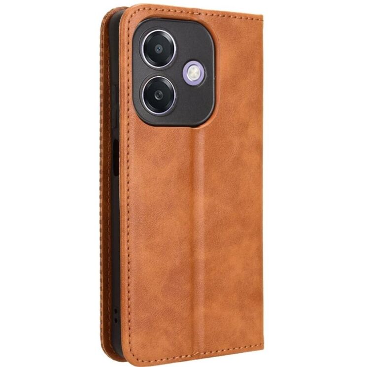 Чехол Deexe Retro Style для OPPO A3x / A3 / A40m - Brown: фото 6 из 7