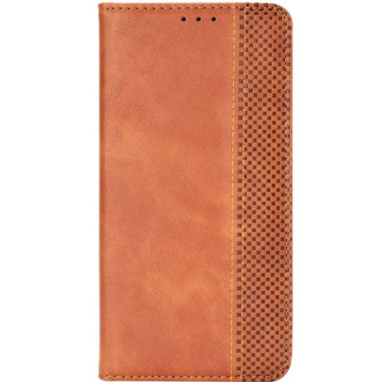Чохол Deexe Retro Style для OPPO Reno 12 F/FS - Brown: фото 5 з 7