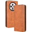 Чохол Deexe Retro Style для OPPO Reno 12 F/FS - Brown (360101Z)