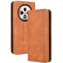 Чехол Deexe Retro Style для OPPO Reno 12 F/FS - Brown: фото 1 из 7