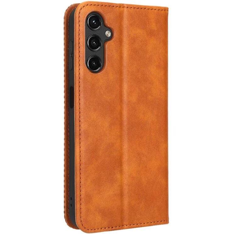 Чехол Deexe Retro Style для Samsung Galaxy A14 (А145) - Brown: фото 5 из 8