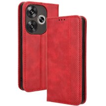 Чехол Deexe Retro Style для Xiaomi Poco F6 - Red: фото 1 из 7