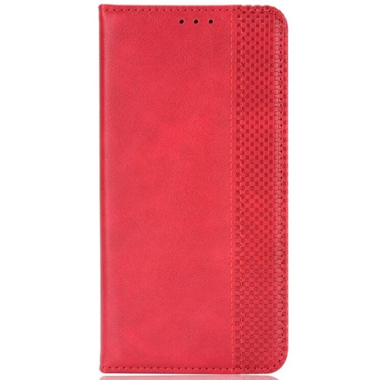 Чехол Deexe Retro Style для Xiaomi Poco F6 - Red: фото 5 из 7