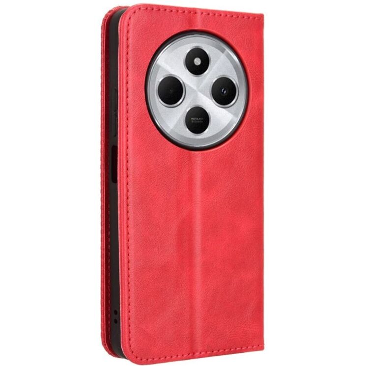 Чохол Deexe Retro Style для Xiaomi Redmi 14C / Redmi A4 5G / Poco C75 - Red: фото 3 з 7