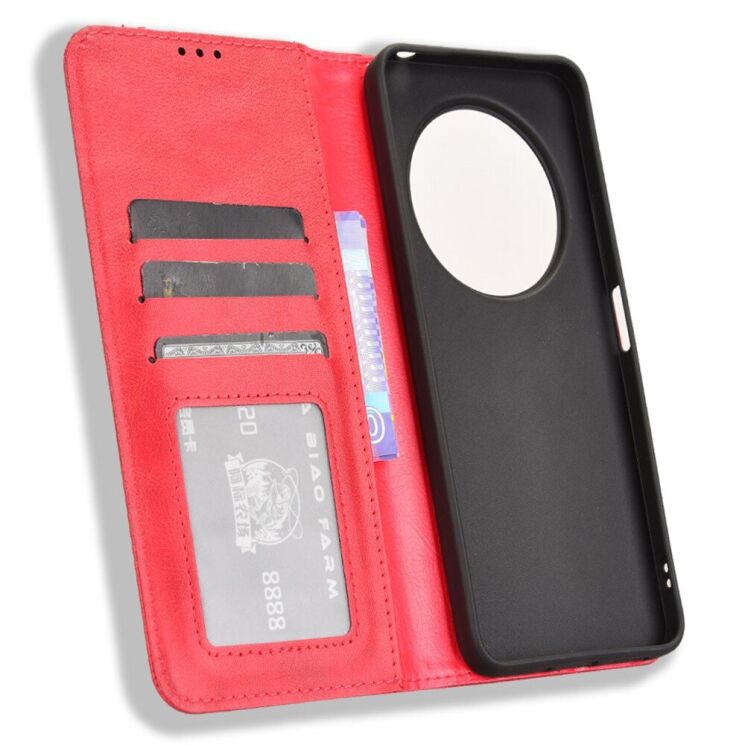 Чохол Deexe Retro Style для Xiaomi Redmi 14C / Redmi A4 5G / Poco C75 - Red: фото 6 з 7