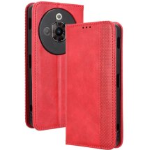 Чехол Deexe Retro Style для ZTE Nubia Focus Pro - Red: фото 1 из 8