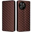 Чехол Deexe Rhombus Book для Blackview Shark 8 / Oscal Tiger 12 - Brown (378104Z)