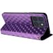 Чохол Deexe Rhombus Book для Motorola Edge 70 - Purple (402107V). Фото 5 з 10