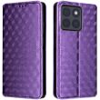 Чохол Deexe Rhombus Book для Motorola Edge 70 - Purple (402107V)