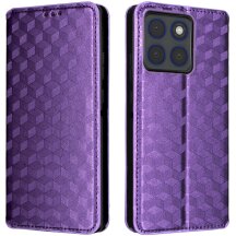 Чохол Deexe Rhombus Book для Motorola Edge 70 - Purple: фото 1 з 10