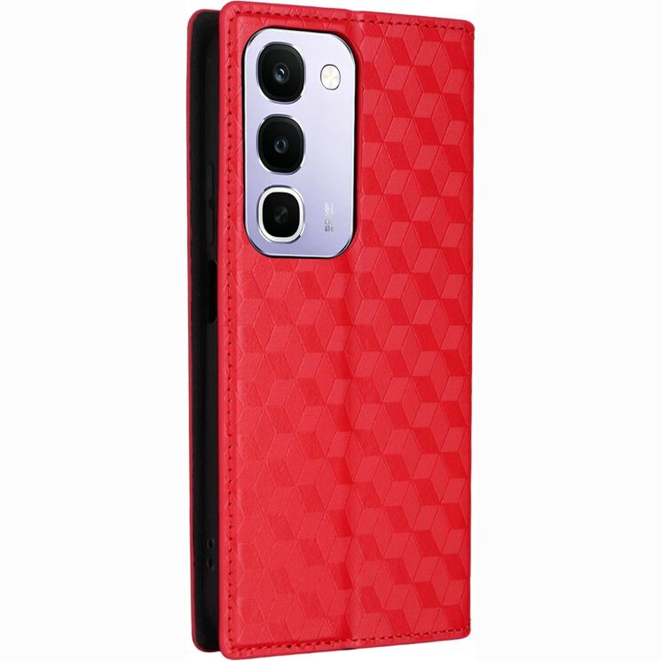 Чохол Deexe Rhombus Book для Realme C100i - Red (412505R) Чохол Deexe Rhombus Book для Realme C100i - Red: фото 7 з 7