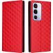 Чохол Deexe Rhombus Book для Realme C100i - Red (412505R). Фото 1 з 7