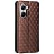 Чохол Deexe Rhombus Book для Xiaomi Poco X7 Pro - Brown (371727Z). Фото 6 з 6