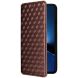 Чохол Deexe Rhombus Book для Xiaomi Poco X7 Pro - Brown (371727Z). Фото 5 з 6