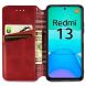 Чехол Deexe Rhombus Book для Xiaomi Redmi 13 - Red (358902R). Фото 2 из 9