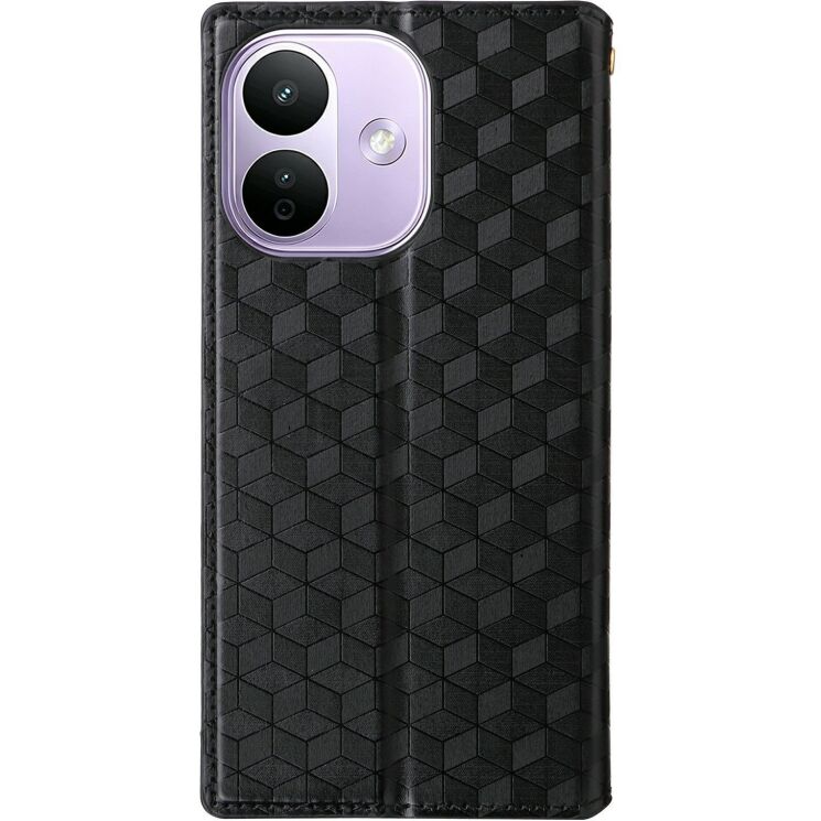 Чохол Deexe Rhombus Book для Xiaomi Redmi Note 17 Pro - Black: фото 7 з 7