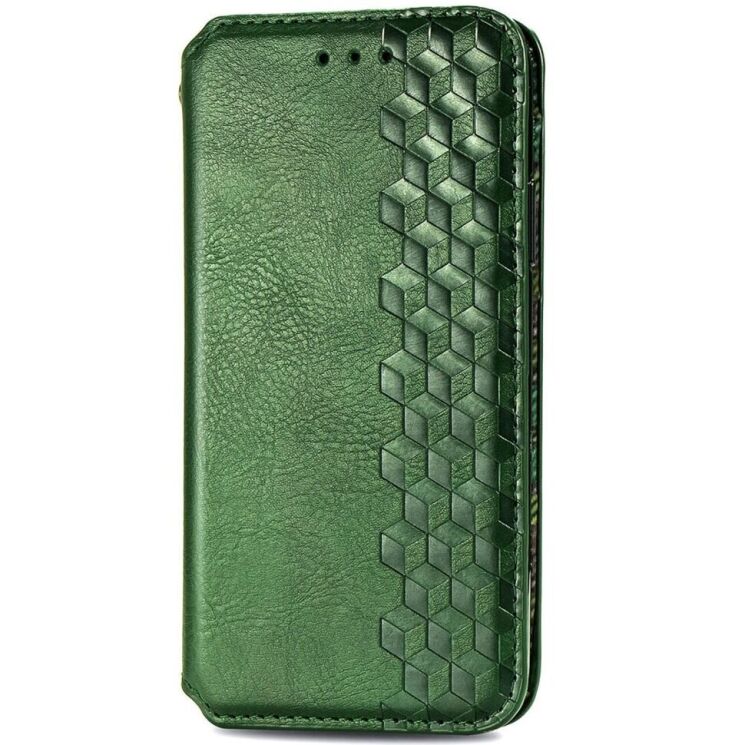 Чехол Deexe Rhombus Wallet для HMD Skyline - Green: фото 4 из 9