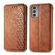 Чехол Deexe Rhombus Wallet для Motorola Edge 20 - Brown (289008Z). Фото 2 из 10