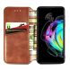 Чехол Deexe Rhombus Wallet для Motorola Edge 20 - Brown (289008Z). Фото 5 из 10