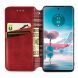 Чехол Deexe Rhombus Wallet для Motorola Edge 40 Neo - Red (340036R). Фото 2 из 6
