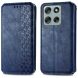 Чехол Deexe Rhombus Wallet для Motorola Moto G56 - Blue (383129L). Фото 2 из 15